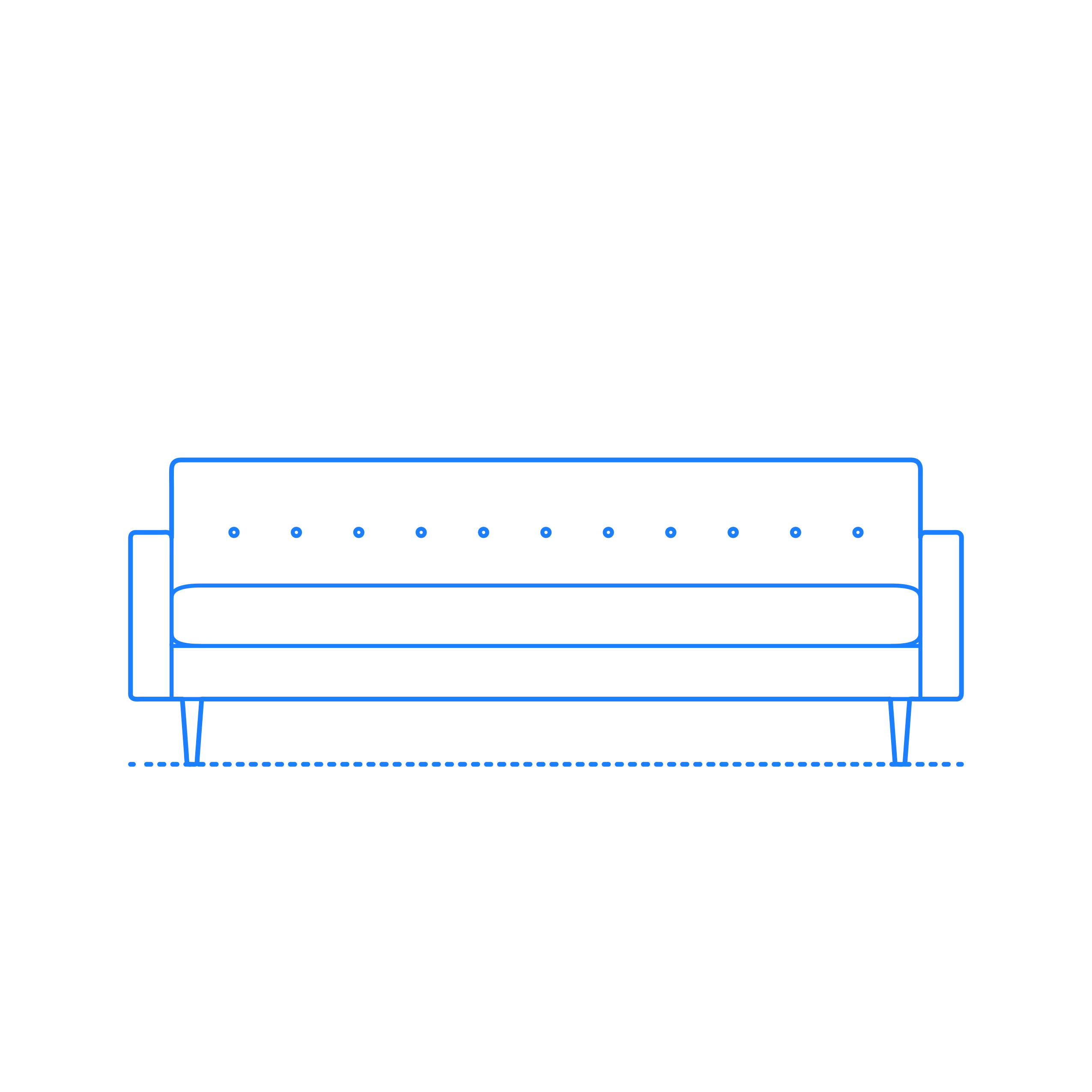 Furniture Couches Sofas Bantam Sofa Outline Svg Vector Free Vectors
